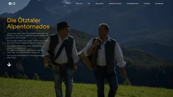 Website Screenshot: ALPENTORNADOS - Home - Die Ötztaler Alpentornados - Date: 2023-06-22 12:13:08