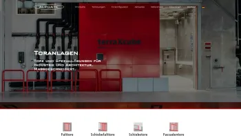 Website Screenshot: ALPGATE AT GmbH - Alpgate Tore & Lösungen für Industrie & Architektur 2023 - Date: 2023-06-22 12:13:08