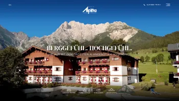 Website Screenshot: Marco Polo Alpina Familien und Sporthotel - Familien- und Sporthotel Marco Polo Alpina am Hochkönig - Date: 2023-06-15 16:02:34