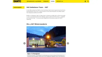 Website Screenshot: Heli Ambulance Team Estarker Partner für Ihre Sicherheit - Flugrettung | ÖAMTC - Date: 2023-06-22 15:00:05