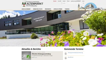 Website Screenshot: Gemeindeamt Altenmarkt im Altenmarkt Pongau RiS-Kommunal - Home - Marktgemeinde Altenmarkt - Date: 2023-06-22 15:00:05