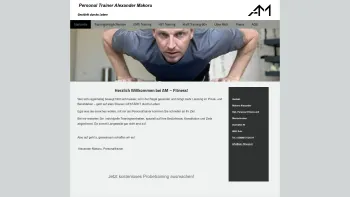 Website Screenshot: Alexander Makoru Personal Trainer Vorarlberg - am-fitness.at -Alexander Makoru Personal Trainer Vorarlberg: Feldkirch, Hohenems, dauerhaft abnehmen - Date: 2023-06-14 10:38:44