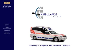 Website Screenshot: Grünes Kreuz Ambulance Fleischhacker Unbenanntes Dokument - Ambulance-international - Date: 2023-06-14 10:38:44