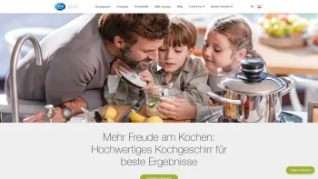 Website Screenshot: AMC Österreich HandelsgesmbH - AMC Österreich: Premium Kochgeschirr & Kochevents - AMC - Date: 2023-06-22 15:02:29