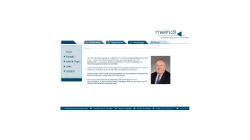 Website Screenshot: A. Meindl Versicherungsmakler und VermögensberatungsgmbH - A. Meindl Versicherungsmakler GmbH - Date: 2023-06-14 10:38:44