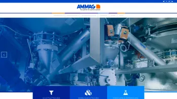 Website Screenshot: AMMAG GmbH Schüttguttechnik, Sprühgranulation - AMMAG GmbH, der Schüttgutspezialist - www.ammag.com - Date: 2023-06-22 15:02:30