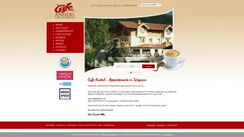 Website Screenshot: Cafe Anderl - Cafe Anderl - Appartements in Wagrain - Date: 2023-06-22 12:13:08