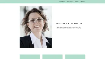 Website Screenshot: Angelika Kirchmaier - Angelika Kirchmaier - Ernährungsmedizin, Ernährungsberatung, xund kochen | Tirol - Date: 2023-06-22 12:13:09