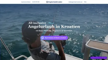 Website Screenshot: Angelurlaub Kroatien - Angelurlaub in Kroatien ?? all incl. mit Boot, Angellizenz & Apartment - Date: 2023-06-14 10:37:21
