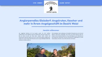 Website Screenshot: Anglerparadies treten Sie ein. - Anglerparadies Gleisdorf | Angelgeschäft für Angelruten & Kescher | Bezirk Weiz - Date: 2023-06-22 12:13:09