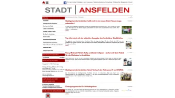 Website Screenshot: Stadtgemeinde Ansfelden - Aktuelles - Date: 2023-06-14 10:38:47