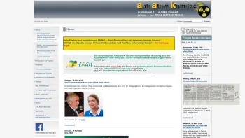 Website Screenshot: Österreichisch-Tschechisches Anti Atom Komitee - Anti Atom Komitee - Home - Date: 2023-06-22 15:00:05