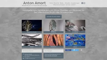 Website Screenshot: Anton Amort - Amort Anton | Matrei am Brenner | Metallskulpturen, Bilder, Plastiken - Date: 2023-06-22 15:00:05