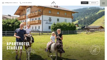 Website Screenshot: Aparthotel Stadler - Ferienwohnungen & Appartements in Flachau | Aparthotel Stadler - Date: 2023-06-22 12:13:09