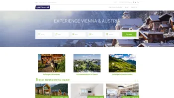Website Screenshot: Apartment Service Vienna - Holiday apartments and furnished flats in Vienna & Austria - apartment.at - Date: 2023-06-14 10:38:47