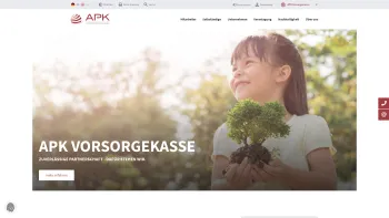 Website Screenshot: APK Mitarbeitervorsorgekasse MVK-Leitzahl 71.100 - APK Vorsorgekasse - Date: 2023-06-22 12:13:09