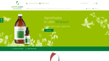 Website Screenshot: Apotheke der Wiesen - Apotheke in der Wiesen 1230 Wien - Kompetente Beratung für Ihre Gesundheit - Date: 2023-06-22 12:13:09