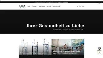 Website Screenshot: AQA Wassermarketing GmbH - Webshop AQA GmbH - Date: 2023-06-22 15:06:15