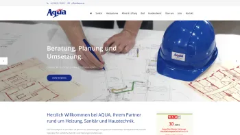 Website Screenshot: Aqua Gas-Wasser-Heizungs Installations Ges.m.b.H. www.aqua.at - Heizung Sanitär | AQUA Heizung & Sanitär - Date: 2023-06-22 15:06:15