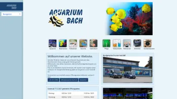 Website Screenshot: Aquarium Bach Aquarium Shop Aquarien Verkauf u. Handel - Aquarium Bach - Date: 2023-06-23 11:56:32