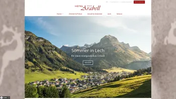 Website Screenshot: Hotel Arabell - Urlaub im 4 Sterne Hotel Arabell in Lech am Arlberg - Date: 2023-06-22 12:13:09