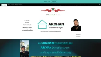 Website Screenshot: ARCHAN Liegenschaftsbetreuung - ARCHAN DIENSTLEISTUNGEN - Date: 2023-06-14 10:38:47