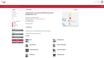 Website Screenshot: Architekt Dipl Ing Gerhard Maier Ziviltechniker-GmbH - Verzeichnis – Bundeskammer der ZiviltechnikerInnen - Date: 2023-06-15 16:02:34