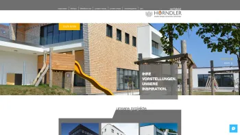 Website Screenshot: Architekt Hörndler ZT GmbH - architekt HÖRNDLER ZT GmbH - Date: 2023-06-22 12:13:09