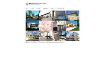 Website Screenshot: Architekt Bernhard Schmidt - Home - Date: 2023-06-14 10:38:47