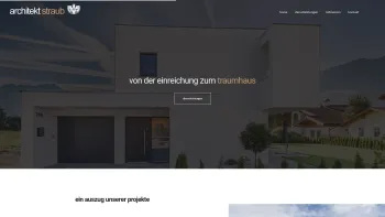 Website Screenshot: rainer straub dipl. ing. staatlich befugter und beeideter architekt - Architekt Rainer Straub - Zell am See | Saalfelden | Wien - Date: 2023-06-22 12:13:09