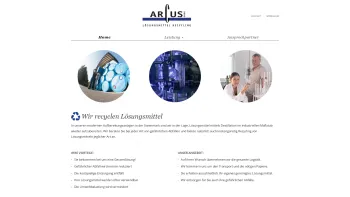 Website Screenshot: Arcus - Arcus Lösungsmittel-Recycling GmbH - Home - Date: 2023-06-22 15:00:06