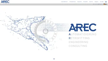 Website Screenshot: Arec Automatisierungstechnik GmbH - Home | AREC Website - Date: 2023-06-22 15:00:06