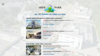 Website Screenshot: ARED Gewerbepark - Home - Standorte - workspace4us Webseite! - Date: 2023-06-22 15:00:06