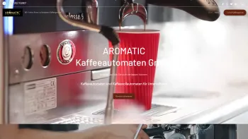 Website Screenshot: AROMATIC | Kaffeeautomaten - Kaffeevollautomaten Oberösterreich | AROMATIC Kaffeeautomaten - Date: 2023-06-22 12:13:10