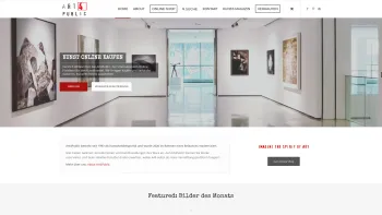 Website Screenshot: Kunst online kaufen Imagine the spirit of art art4public.com - Art4Public - Die Kunsthandelsplattform - Date: 2023-06-22 12:13:10