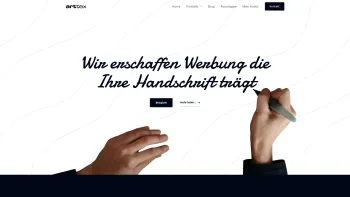 Website Screenshot: arttex GmbH - arttex GmbH – Mit Werbung zum Erfolg - Date: 2023-06-15 16:02:34