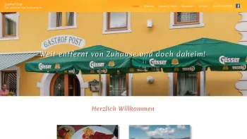 Website Screenshot: Gasthof Post*** - Gasthof Post – Fam. Aschbacher, 9861 Eisentratten 20 - Date: 2023-06-22 15:02:30