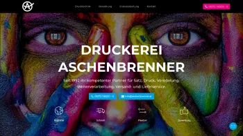 Website Screenshot: Druckerei Aschenbrenner GmbH - Druckerei Aschenbrenner - Date: 2023-06-22 15:02:30