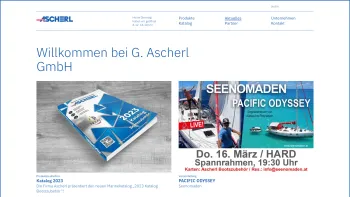 Website Screenshot: G. Ascherl GmbH - | Ascherl Bootszubehör - Date: 2023-06-15 16:02:34