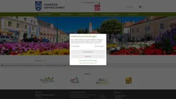 Website Screenshot: Gemeinde Aspang Markt - Gemeinde Aspang-Markt - Startseite - Date: 2023-06-14 10:38:50