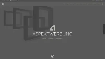 Website Screenshot: Aspekt - Aspektwerbung Josef Riedmann | Grafik | Fotografie | Webdesign - Date: 2023-06-22 15:02:30