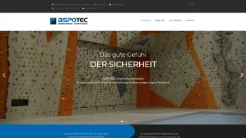 Website Screenshot: Aspotec Sporttechnik GmbH - aspotec Sporttechnik GmbH, Klosterneuburg - Date: 2023-06-22 15:02:30