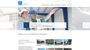 Website Screenshot: SWIETELSKY INTERNATIONAL Baugesellschaft Astron Stahlhallen Metallbau Konstruktion - Hallenbau vom europäischen Marktführer | Astron Buildings - Date: 2023-06-22 12:13:10