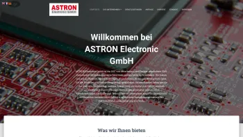 Website Screenshot: ASTRON Electronic GmbH - ASTRON Electronic GmbH - Date: 2023-06-22 12:13:10