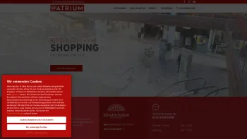 Website Screenshot: atrium - ATRIUM City Center - SHOPPING im Herzen von Linz - Willkommen auf unserer Webseite - Date: 2023-06-22 15:00:09