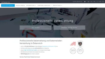 Website Screenshot: Attingo Datenrettung GmbH - Professionelle Datenrettung von Festplatten, RAID, NAS - Attingo Datenrettung - Date: 2023-06-26 10:26:08