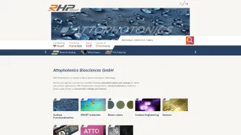 Website Screenshot: Attophotonics Biosciences GmbH - Attophotonics Biosciences GmbH | RHP - Date: 2023-06-22 15:00:09