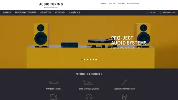 Website Screenshot: Audio Tuning Vertriebs GesmbH Unterhaltungselektronik High-End, Hifi-Stereo, Homecinema, Multiroom - Home | audiotuning.com - Date: 2023-06-22 15:00:09