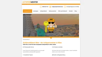 Website Screenshot: Aufsperrmeister Wien - Schlüsseldienst Wien - der beste Aufsperrdienst - Aufsperrmeister - Date: 2023-06-26 10:26:08
