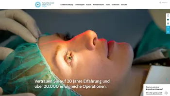Website Screenshot: ALZ Augenlaserzentrum - Augenlaserzentrum Wien - das Original - Augenlaserzentrum Wien - Date: 2023-06-22 12:13:11